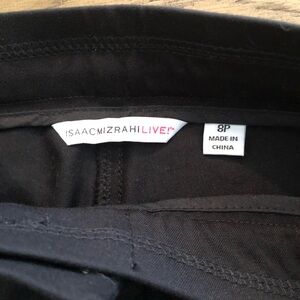 Isaac Mizrahi Black Trousers New 8P